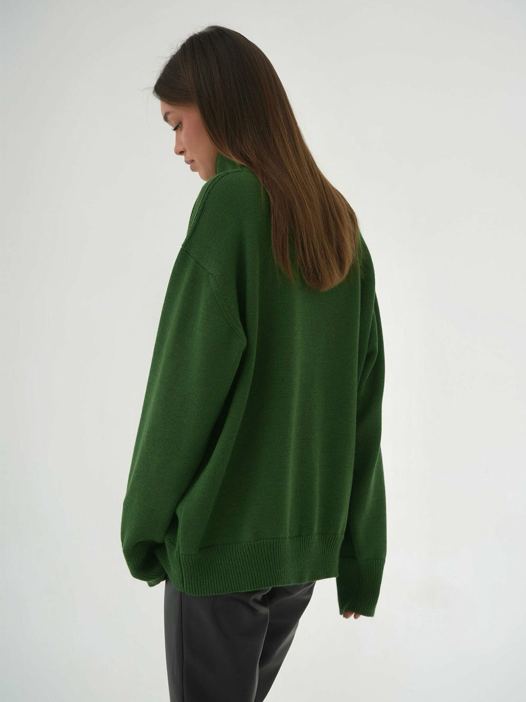 Women's Oversized Turtleneck Jumper