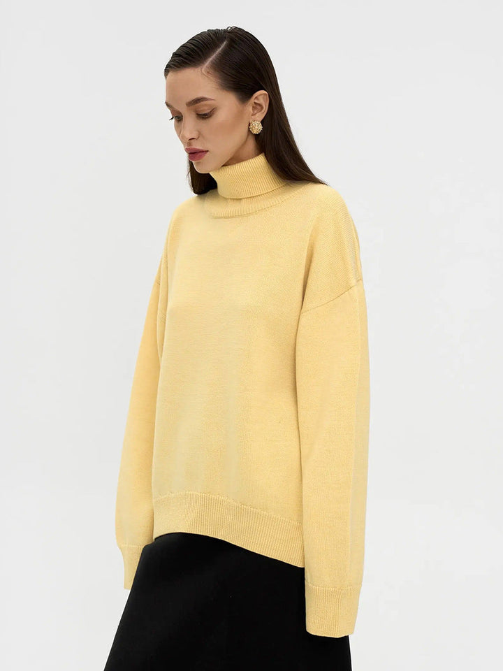 Women's Oversized Turtleneck Jumper