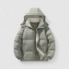 Men's Winter Puffer Jacket with Detachable Hood