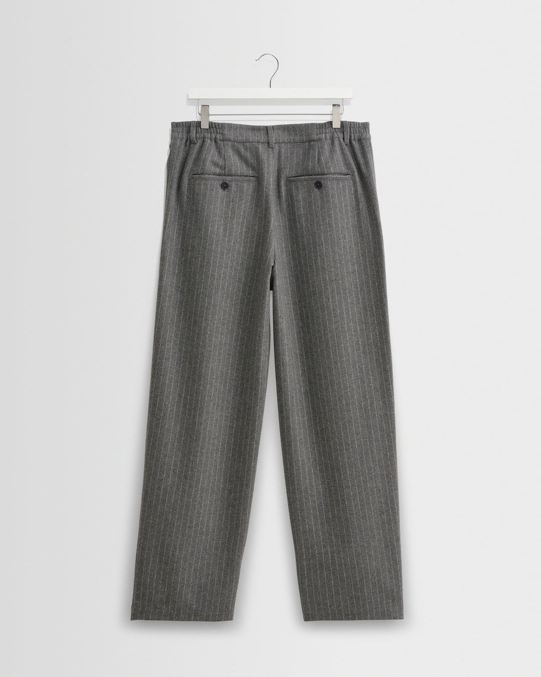 Men's Pinstripe Wide-Leg Trousers