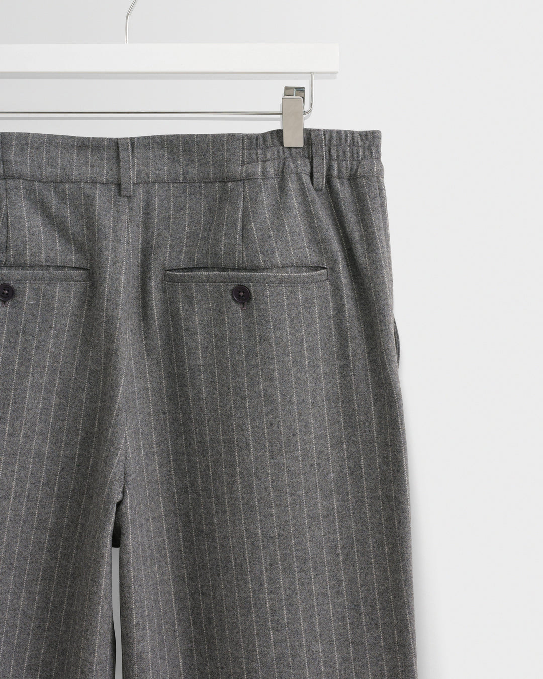 Men's Pinstripe Wide-Leg Trousers