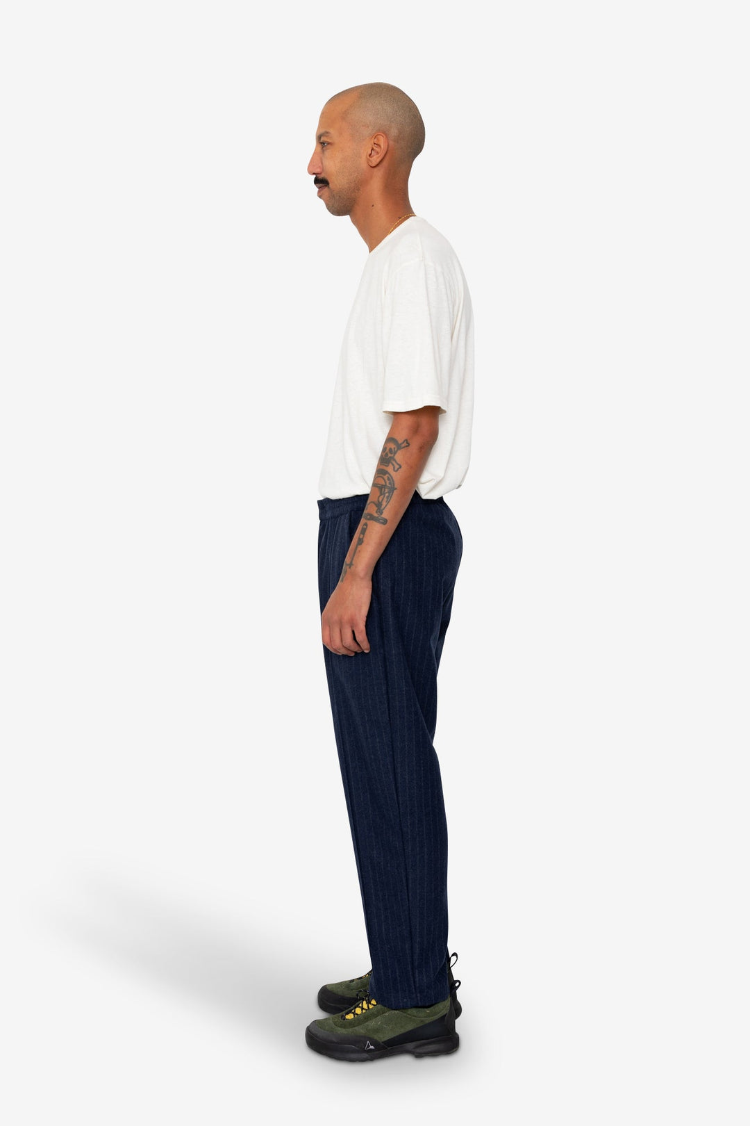 Men's Pintuck Striped Trousers