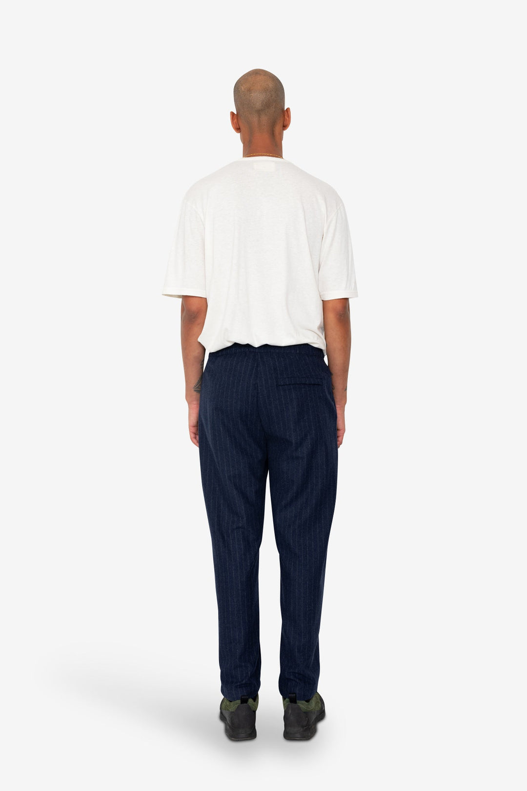 Men's Pintuck Striped Trousers