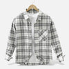Men's Relaxed Fit Check Shirt with Chest Pocket