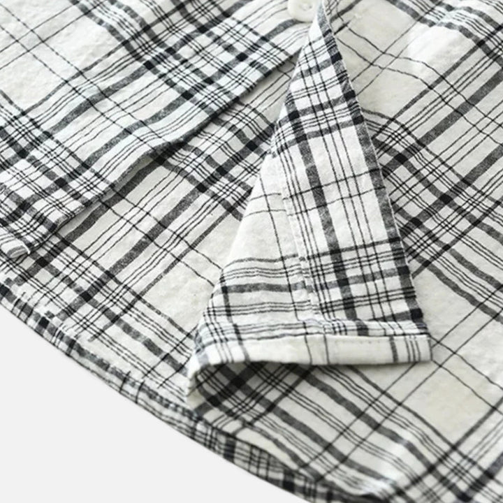 Men's Plaid Long-Sleeve Shirt