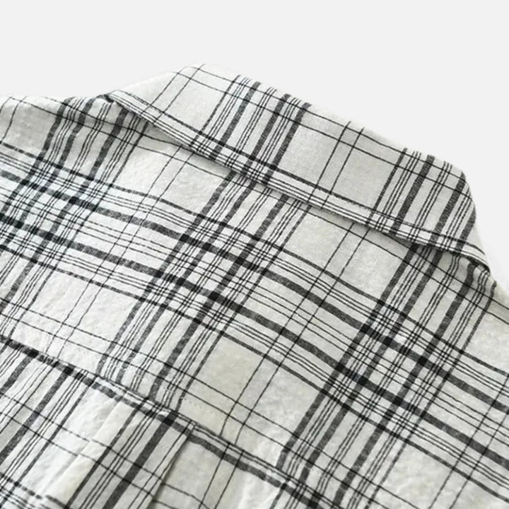 Men's Plaid Long-Sleeve Shirt