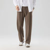 Men's Pleated Relaxed Fit Smart Trousers