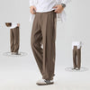 Men's Pleated Relaxed Fit Smart Trousers