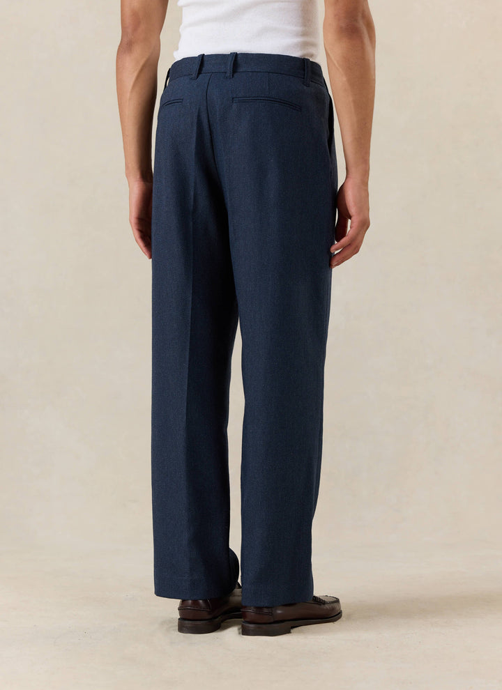 Men's Pleated Tailored Trousers
