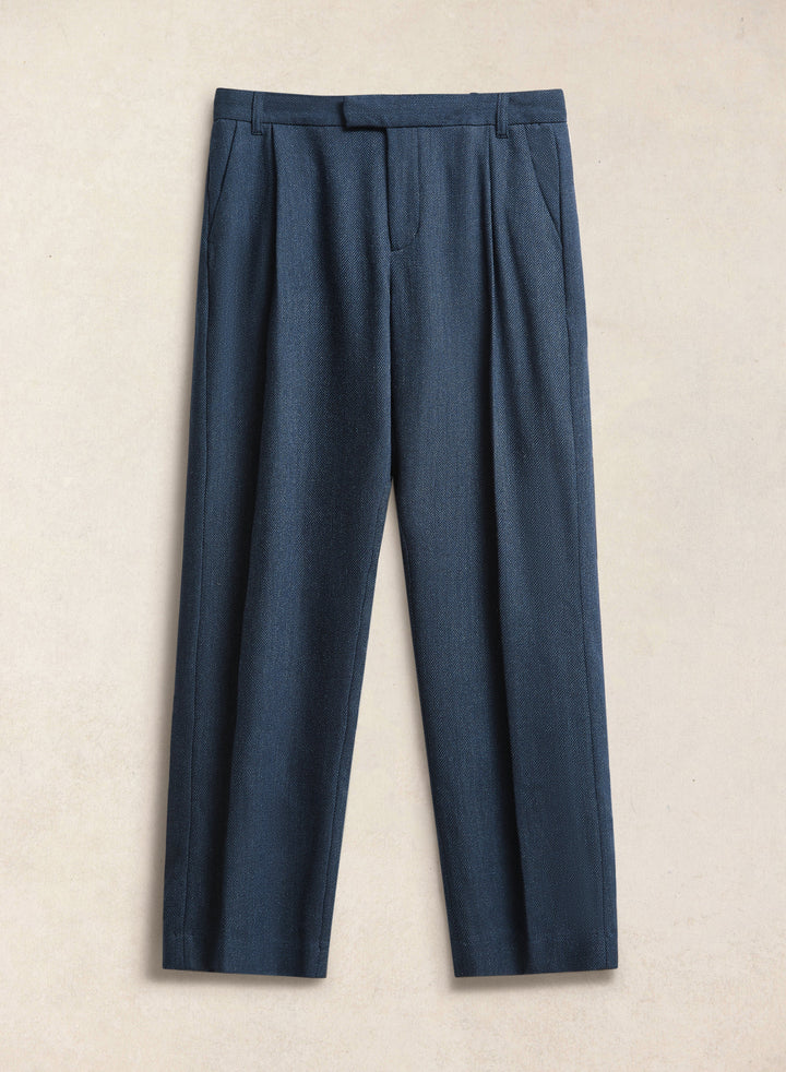 Men's Pleated Tailored Trousers