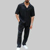 Men's Pleated Two-Piece Set