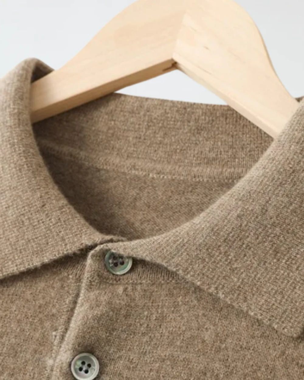 Men's Polo Collar Knitted Sweater
