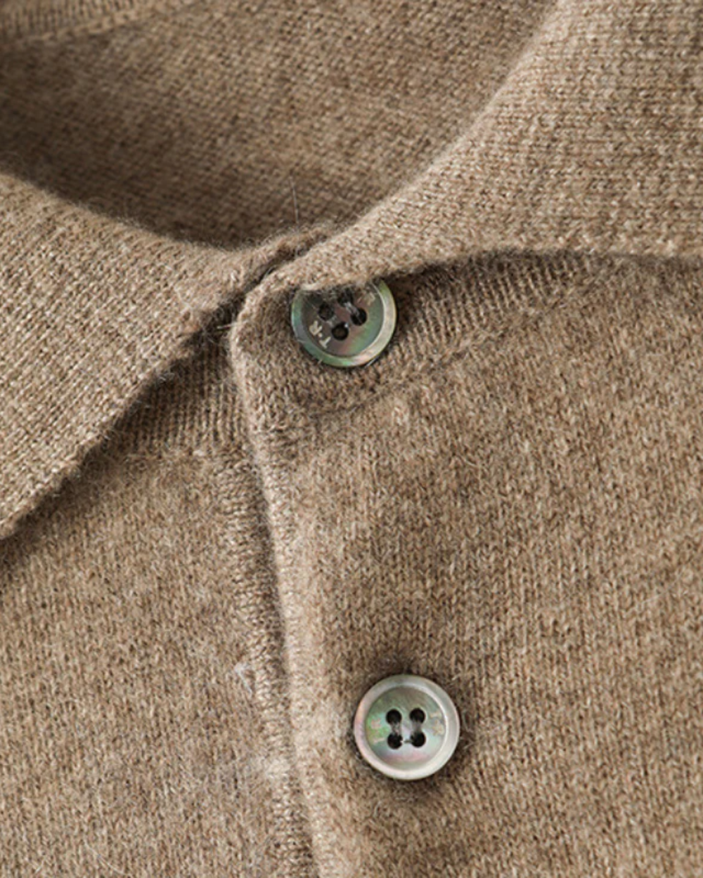 Men's Polo Collar Knitted Sweater