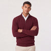 Men's Quarter-Zip Knitted Jumper