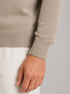 Men's Fine Knit Quarter-Zip Polo Jumper