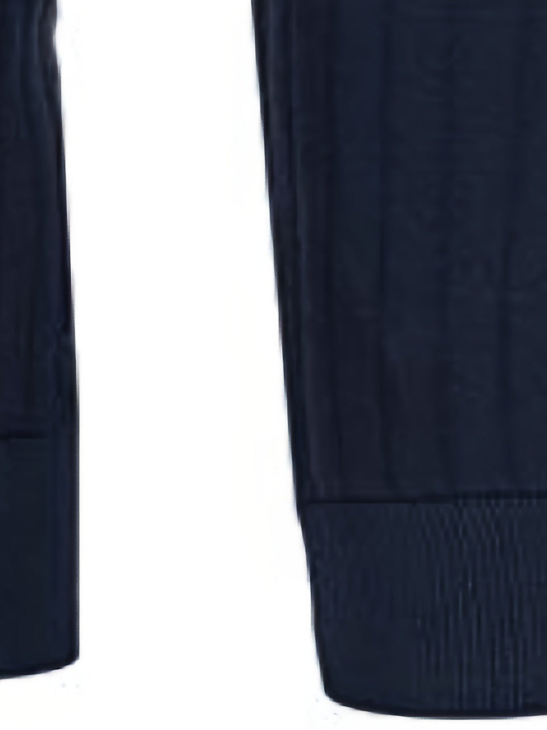 Men's Quarter-Zip Ribbed Jumper with Stand Collar