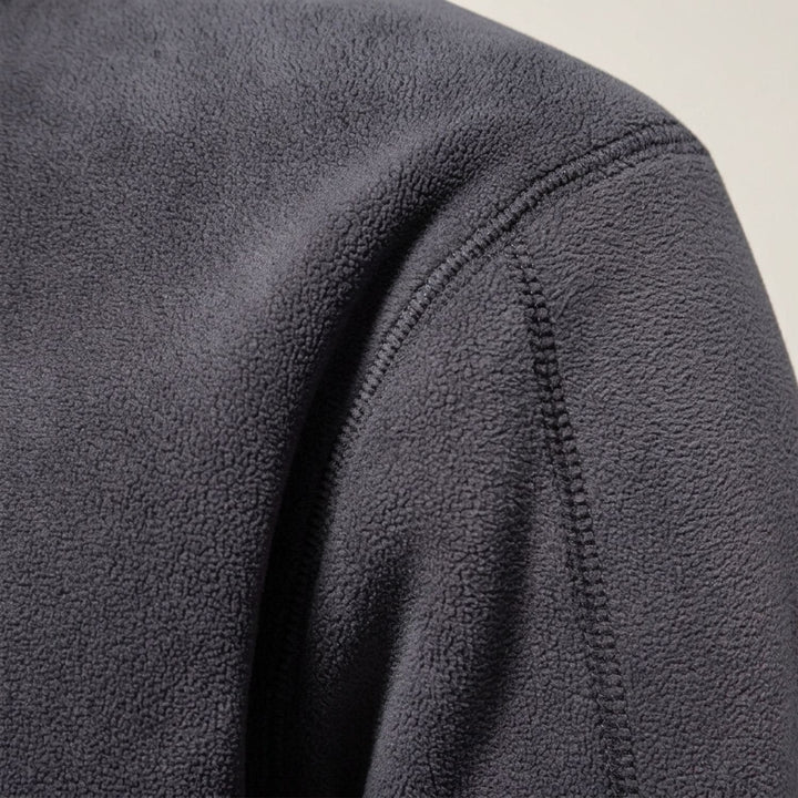 Men's Quarter-Zip Stand-Collar Pullover Sweater