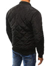 Men's Quilted Bomber Jacket