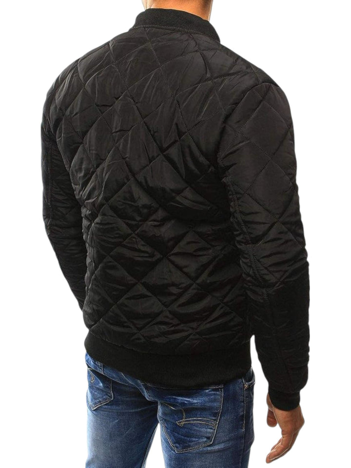 Men's Quilted Bomber Jacket