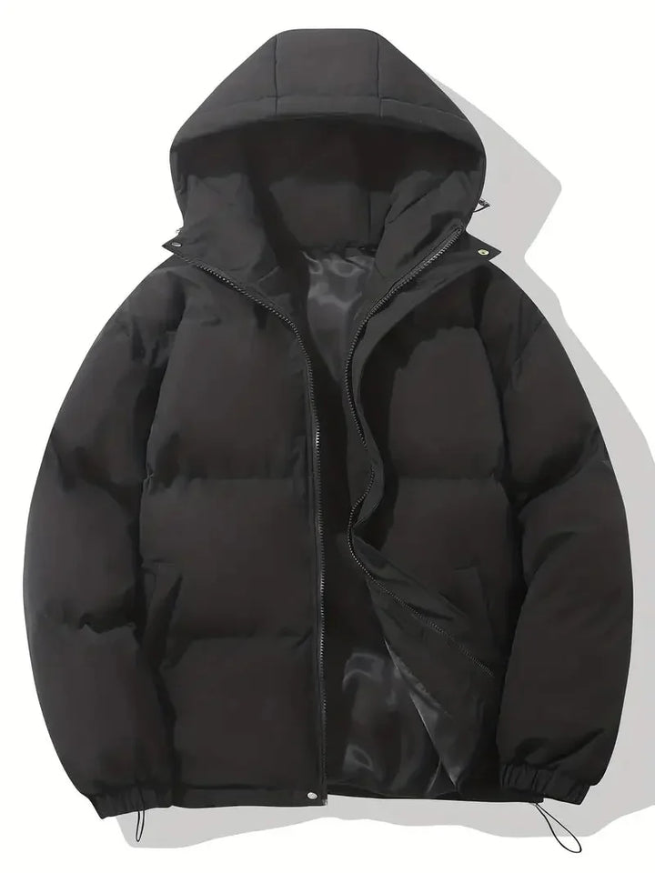 Men's Quilted Hooded Puffer Jacket