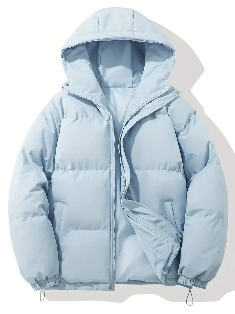 Men's Quilted Hooded Puffer Jacket