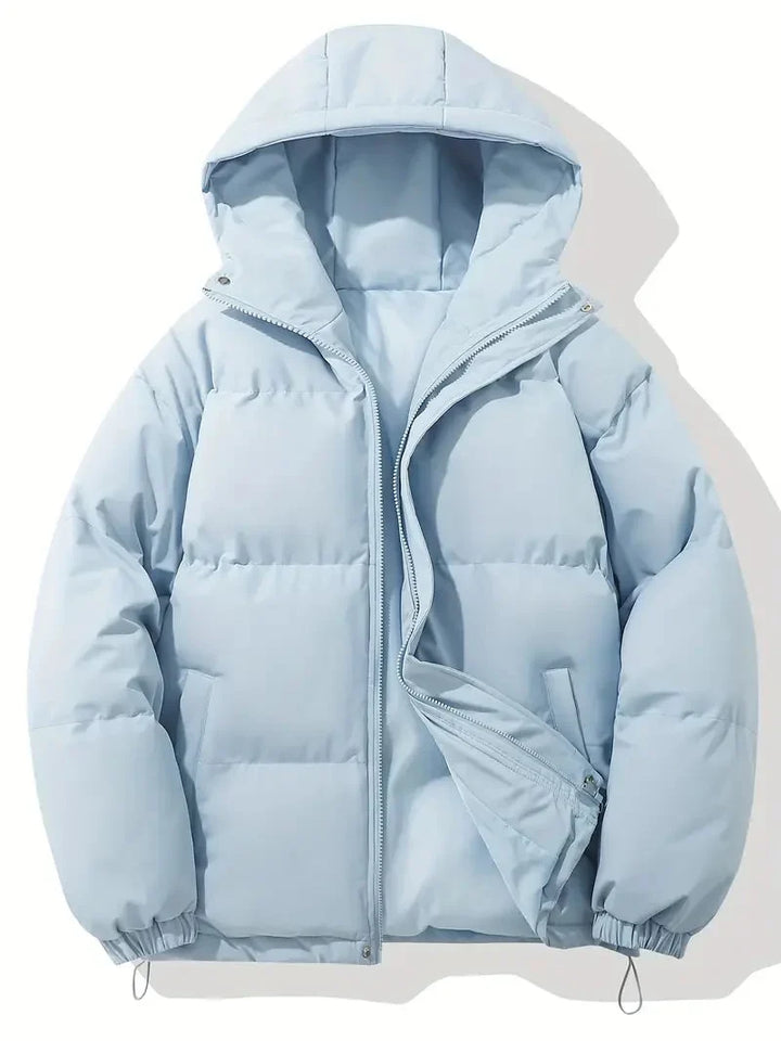 Men's Quilted Hooded Puffer Jacket