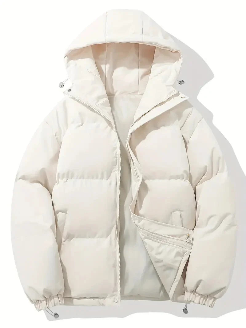 Men's Quilted Hooded Puffer Jacket