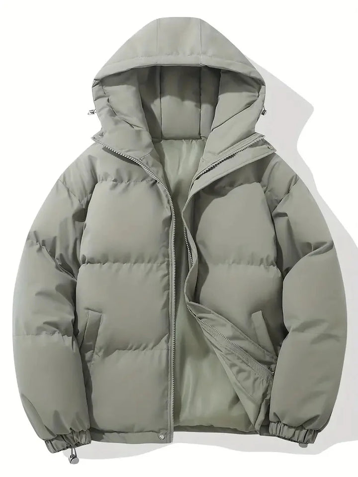 Men's Quilted Hooded Puffer Jacket