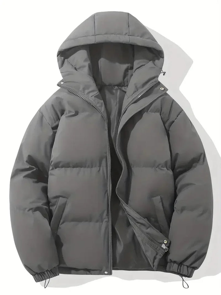 Men's Quilted Hooded Puffer Jacket