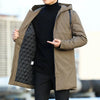Men's Quilted Hooded Winter Coat