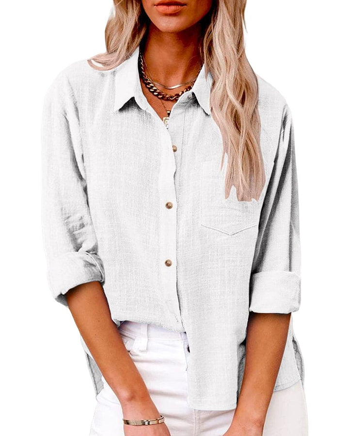 Women's Relaxed Button-Up Shirt