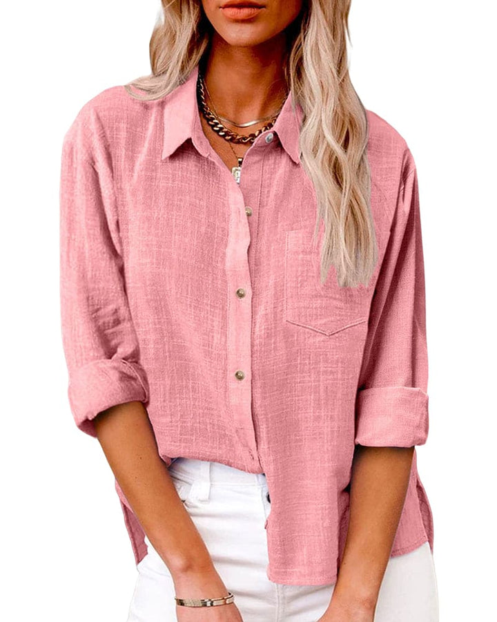 Women's Relaxed Button-Up Shirt