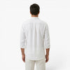 Men's Relaxed-Fit Button-Up Shirt with Roll-Up Sleeves
