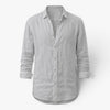 Men's Relaxed-Fit Button-Up Shirt with Roll-Up Sleeves