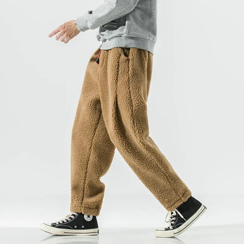 Men's Relaxed Fit Fleece Drawstring Joggers