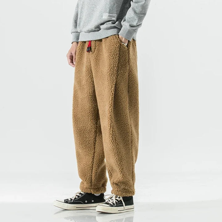 Men's Relaxed Fit Fleece Drawstring Joggers