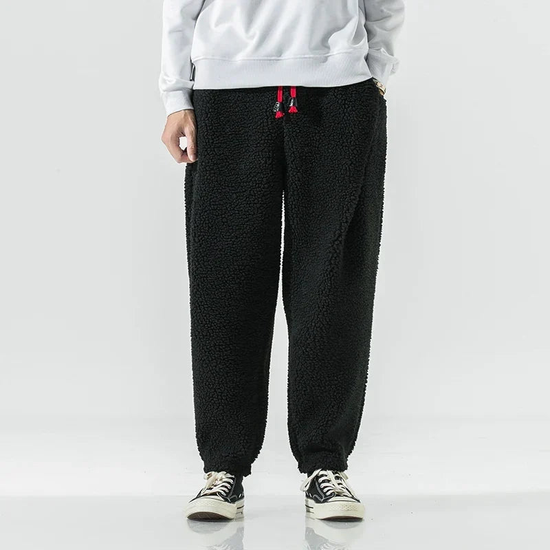 Men's Relaxed Fit Fleece Drawstring Joggers