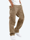 Men's Relaxed-Fit Multi-Pocket Cargo Trousers