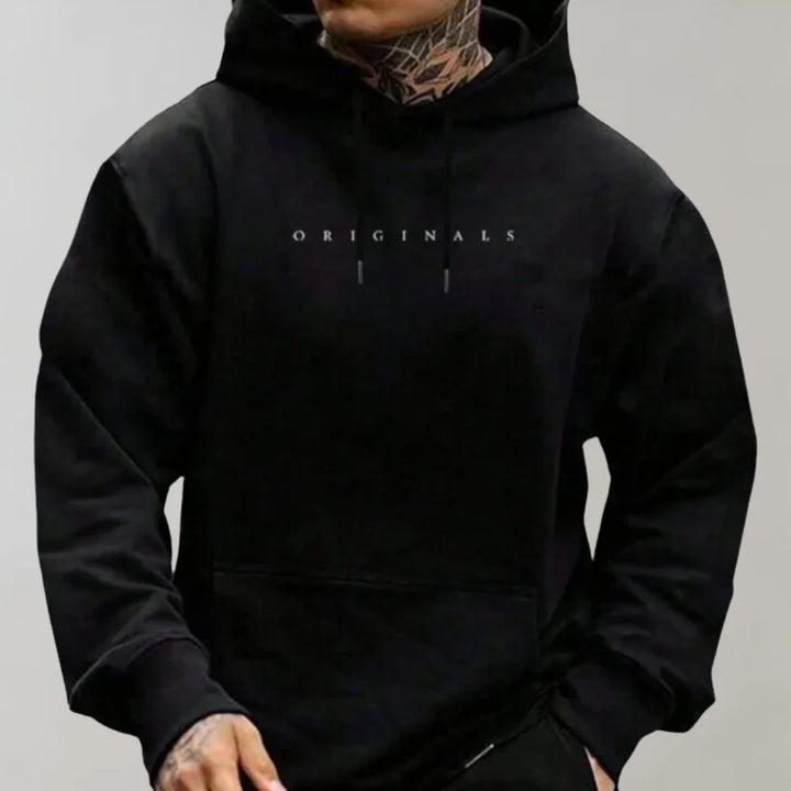 Men's Relaxed Fit Printed Logo Hoodie