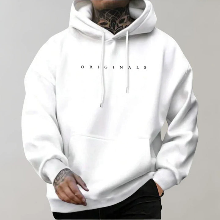 Men's Relaxed Fit Printed Logo Hoodie
