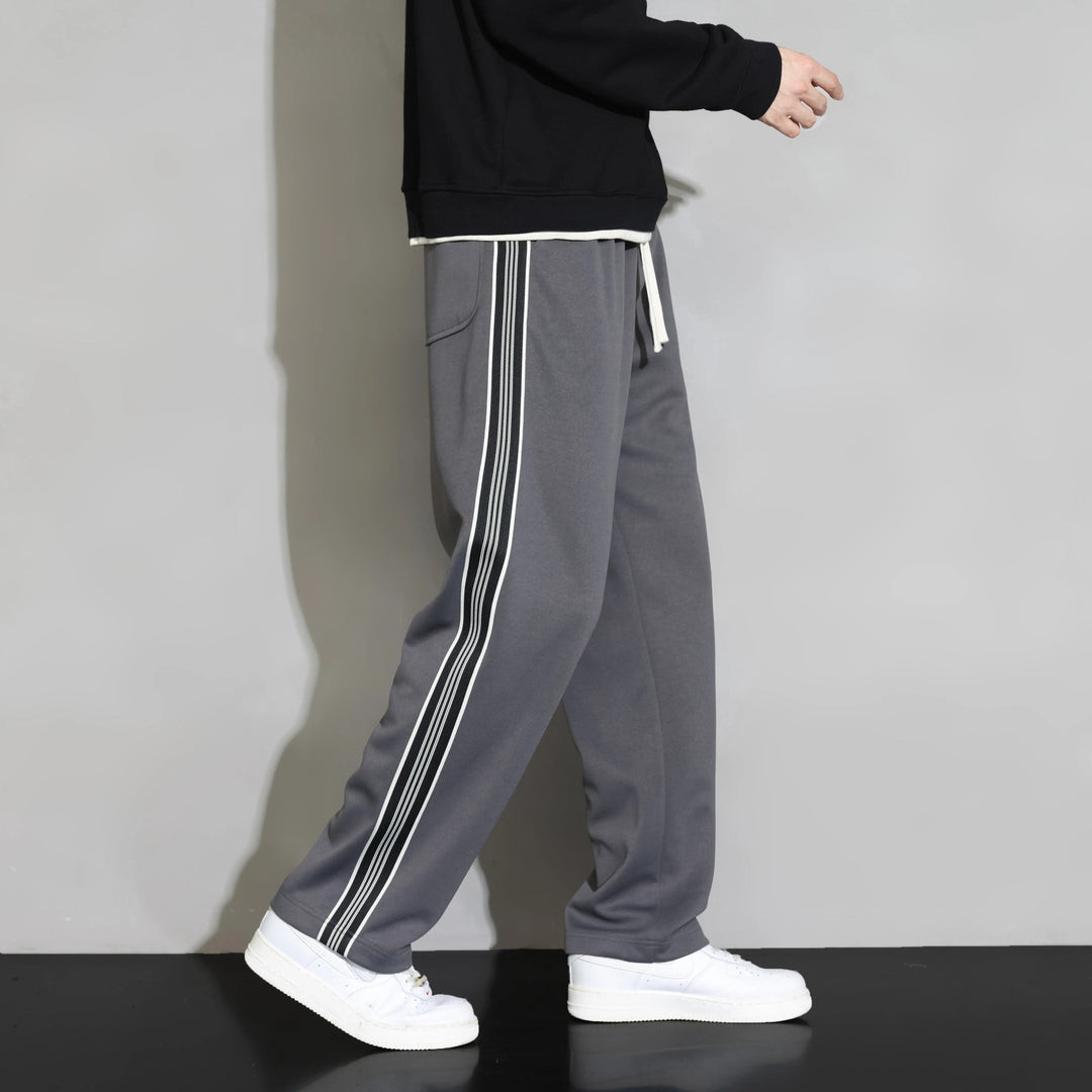 Men's Relaxed-Fit Side-Stripe Joggers
