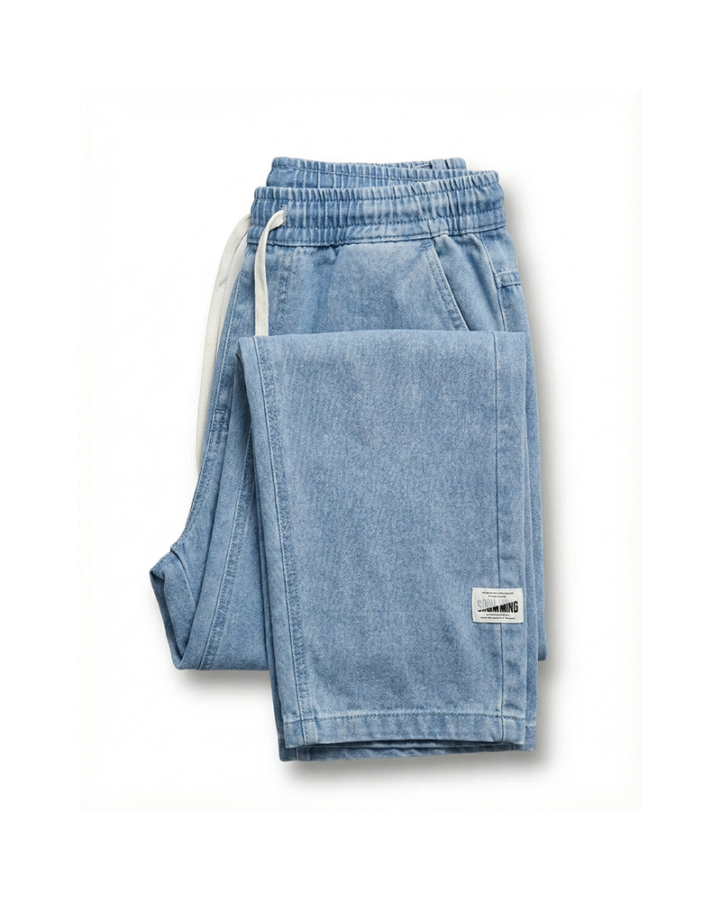 Men's Relaxed-Fit Straight-Leg Trousers