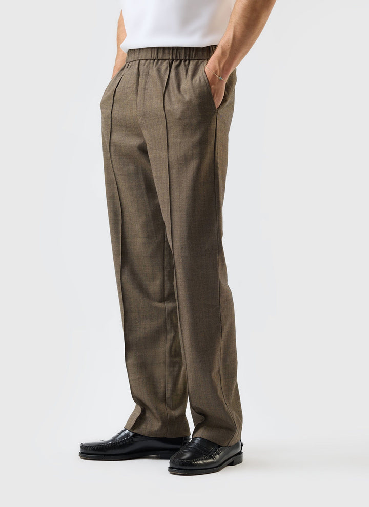 Men's Relaxed Herringbone Trousers
