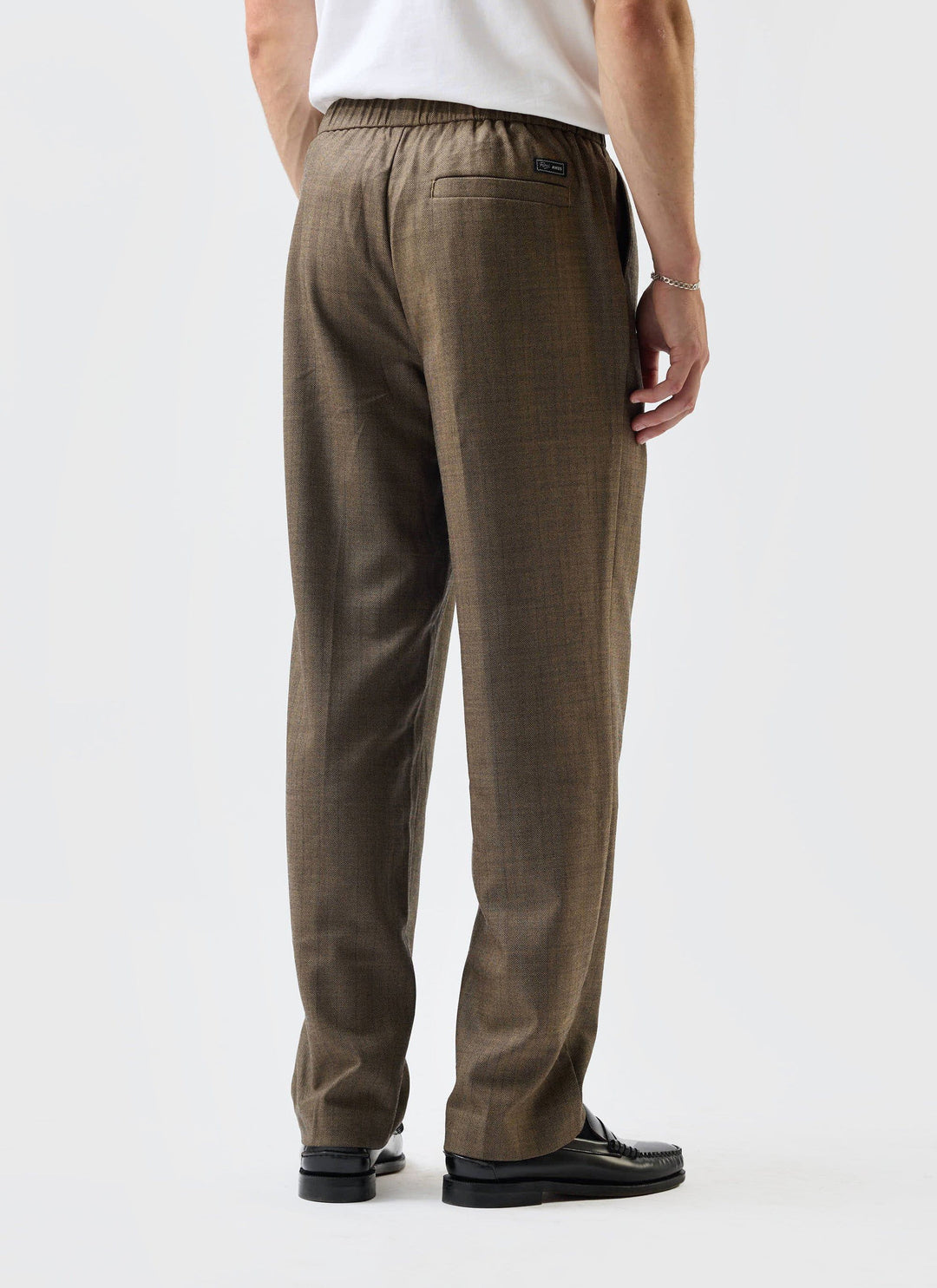 Men's Relaxed Herringbone Trousers
