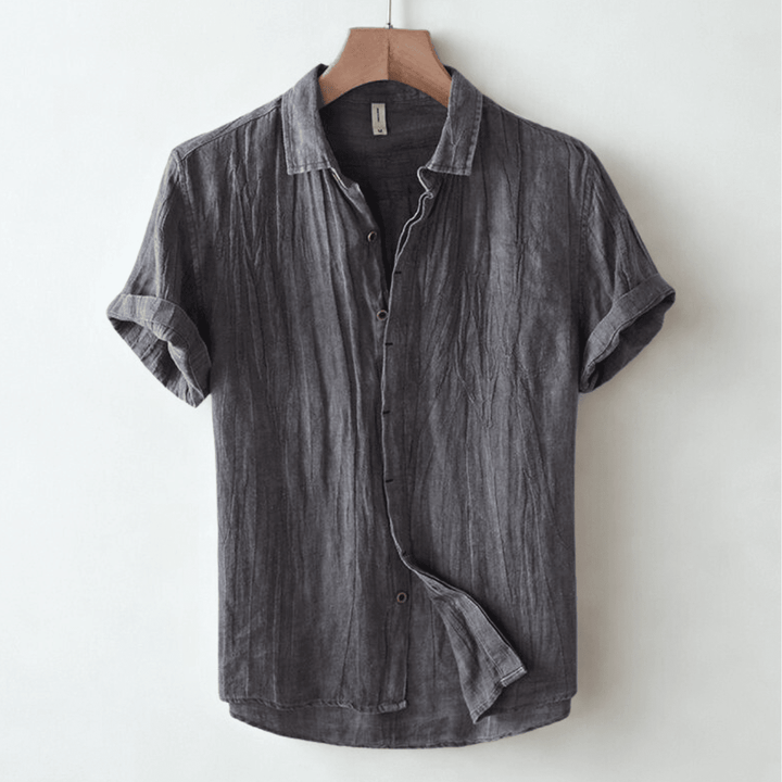 Men's Relaxed Rollable-Sleeve Shirt
