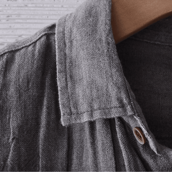 Men's Relaxed Rollable-Sleeve Shirt
