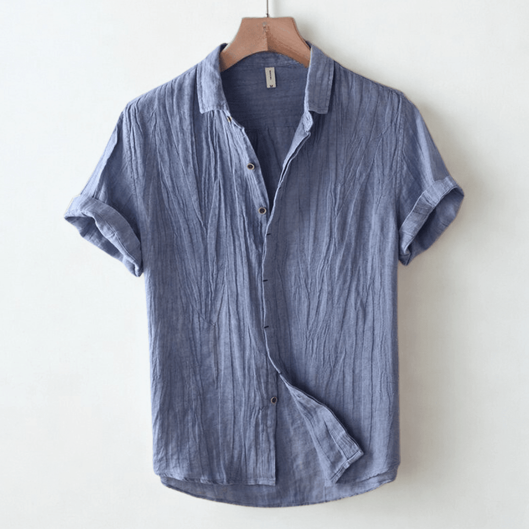 Men's Relaxed Rollable-Sleeve Shirt