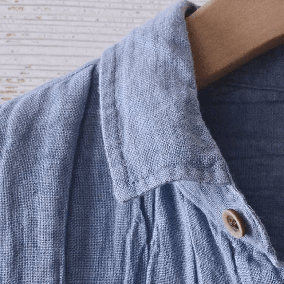 Men's Relaxed Rollable-Sleeve Shirt