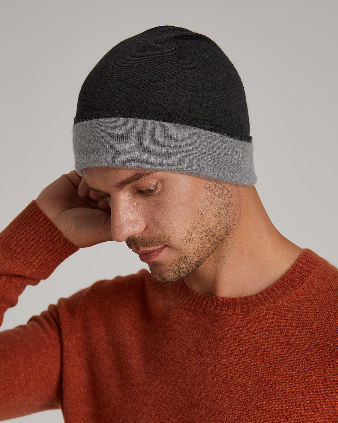 Men's Reversible Two-Tone Beanie