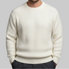 Men's Ribbed Crew Neck Jumper